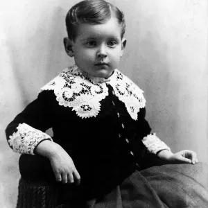 Vintage Black and White Baby Attire Print Vintage Black and White Baby Attire Print