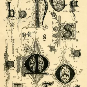 15th Century Style Print: Antique Engraved Image