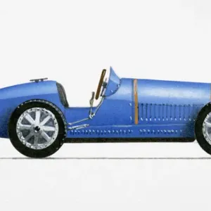 1926 Bugatti Type 35c Grand Prix Racer Print 1926 Bugatti Type 35c Grand Prix Racer Print