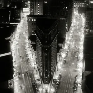 1930s Atlanta at Night