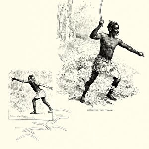 19th Century, Aboriginal, Aborigine, Antique, Armaments, Armed, Australasia, Australasian Tribe