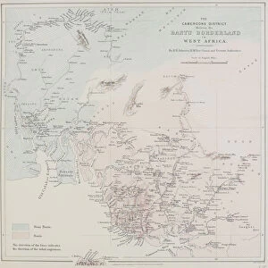 19th century, antique, archival, border, cameroon, cameroons district bantu borderland