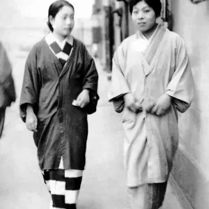 Vintage Asian Woman Black and White Print Vintage Asian Woman Black and White Print