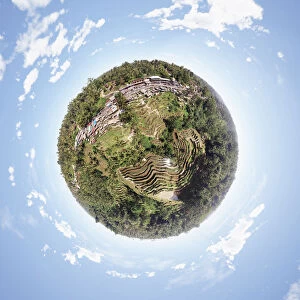 360 Aerial Little of Balis Scenic Rural Landscapes