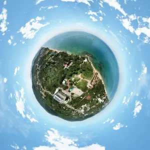 360-Degree Little Planet Print of Phu Quoc Island 360-Degree Little Planet Print of Phu Quoc Island