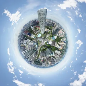 360-Degree View Print of ION Orchard, Singapore 360-Degree View Print of ION Orchard, Singapore