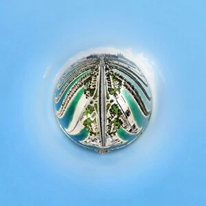 360A Aerial View of Palm Jumeirah