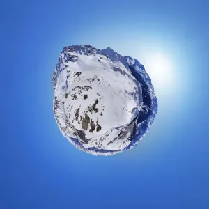 360A aerial view of winter in Verbier, Switzerland 360A aerial view of winter in Verbier, Switzerland