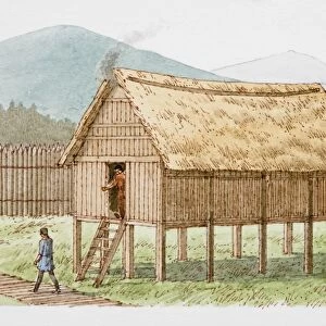 4000 BC lake dwelling