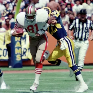 49'ers TE Russ Francis during LA Rams v. San Francisco 49'ers game