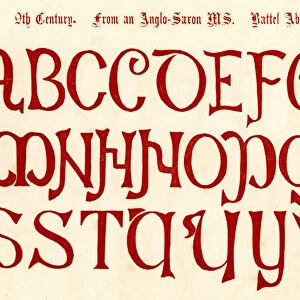 9th Century Anglo Saxon Alphabet