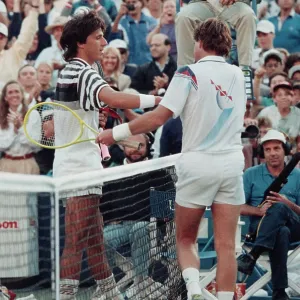 Aaron Krickstein And Jimmy Connors Aaron Krickstein And Jimmy Connors