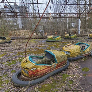Abandoned attraction in the Chernobyl zone