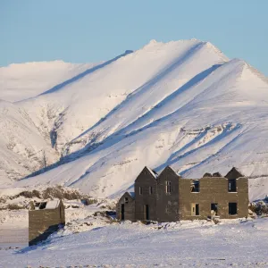 Abandoned house near Hofn in Iceland