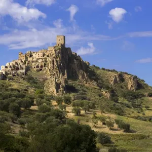 Abandoned mountain village Craco, Basilicata, Italy Abandoned mountain village Craco, Basilicata, Italy