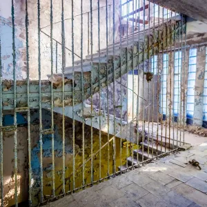 Abandoned School Stairway Print, Chernobyl Exclusion Zone Abandoned School Stairway Print, Chernobyl Exclusion Zone