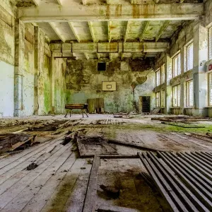 Abandoned Sport Center Print, Pripyat Abandoned Sport Center Print, Pripyat