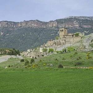 Abandoned village, Sigues, Aragon, Spain