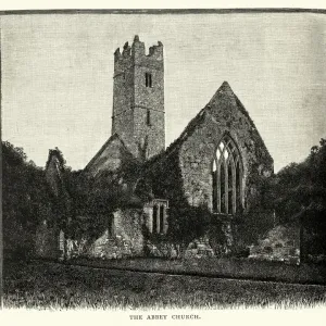 Abbey Church, Adare, County Limerick, Ireland, 19th Century Abbey Church, Adare, County Limerick, Ireland, 19th Century