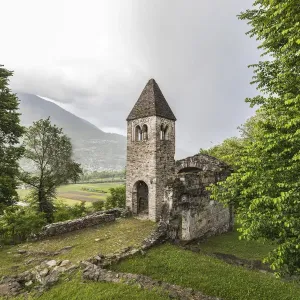 Derelict Medieval Abbey of San Pietro in Vallate Print Derelict Medieval Abbey of San Pietro in Vallate Print