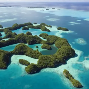 Seventy Islands of Palau Aerial Print