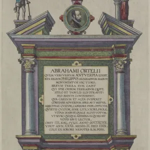 Abraham Ortelius Antique Print