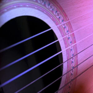 abstract, acoustic, close up, close-up, closeup, entertainment, guitar, music, musical instrument
