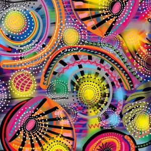 Psychedelic Galaxy Print Psychedelic Galaxy Print