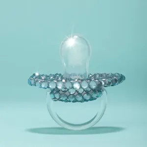 Diamond-Encrusted Baby Pacifier Print Diamond-Encrusted Baby Pacifier Print
