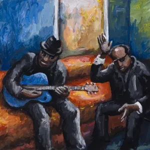 African Descent Blues Acoustic Print African Descent Blues Acoustic Print