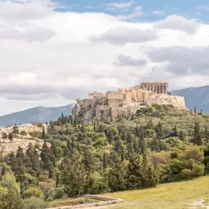 Acropolis of Athens Print from Pnyx Hill