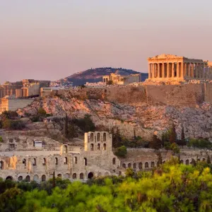 The Acropolis of Athens Greece Print The Acropolis of Athens Greece Print