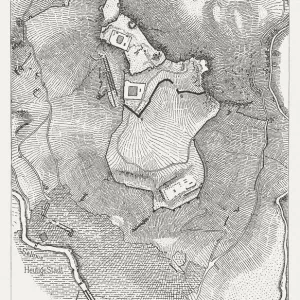 Print of the Acropolis of Pergamon Print of the Acropolis of Pergamon