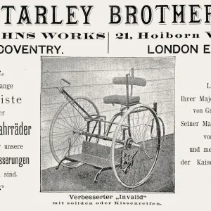 Ad for Starley Brothers Psycho-Bicycles, England Ad for Starley Brothers Psycho-Bicycles, England