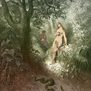 Adam And Eve And The Snake
