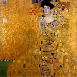 Adele Bloch-Bauer I, 1907. Artist: Klimt, Gustav (1862-1918)