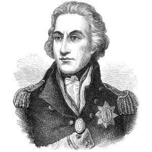 Admiral Horatio Nelson portrait illustration