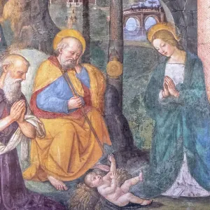 Adoration of the Shepherds, Basilica di Santa Maria Sopra Minerva (Basilica of Saint Mary of Minerva), Rome, Italy Adoration of the Shepherds, Basilica di Santa Maria Sopra Minerva (Basilica of Saint Mary of Minerva), Rome, Italy