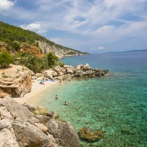 Milna Bath Bay Print, Hvar Island Coast