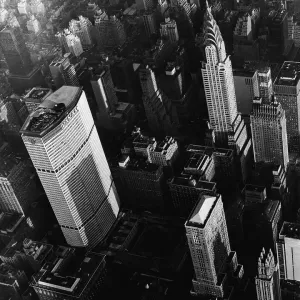 Aerial Of Chrysler & Pan Am Buildings Aerial Of Chrysler & Pan Am Buildings
