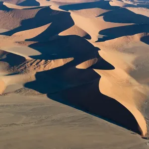 Aerial of desert landscape, Namib-Naukluft Park, Namibia Aerial of desert landscape, Namib-Naukluft Park, Namibia