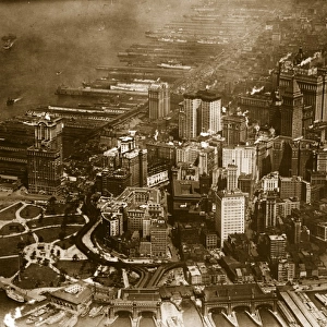 Aerial Of Lower Manhattan