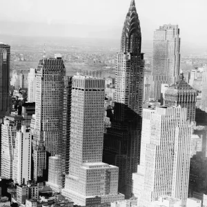 Aerial Of Midtown Skyscrapers Aerial Of Midtown Skyscrapers