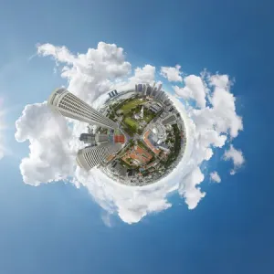 Aerial Panorama of Singapore Aerial Panorama of Singapore