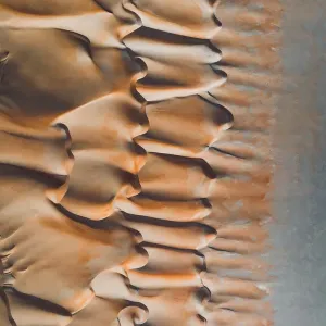 Aerial Perspective of UAE Sand Dune Patterns Print Aerial Perspective of UAE Sand Dune Patterns Print