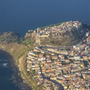 Castelsardo Aerial View Print, Sardinia Island Castelsardo Aerial View Print, Sardinia Island