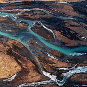 Aerial view of Iceland