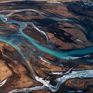 Aerial view of Iceland