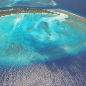 Aerial view of Island Hideaway Maldives