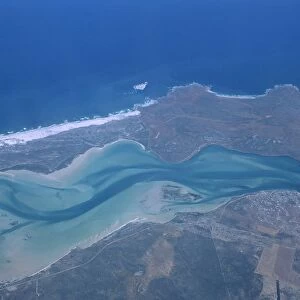 An Aerial View of Langabaan Lagoon